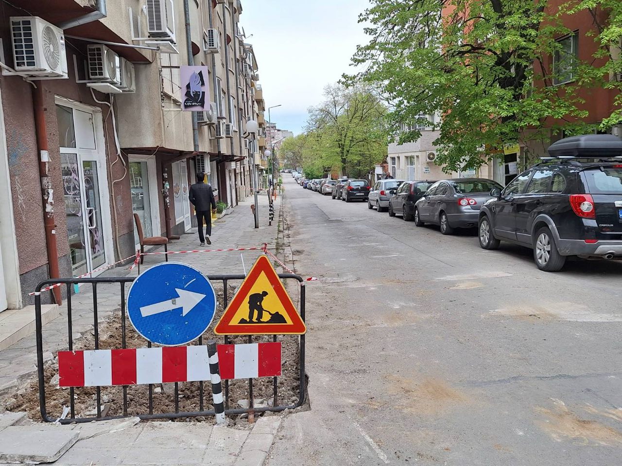 Започна основният ремонт на ул. „Ниш“ и ул. „Вардар“ в Русе